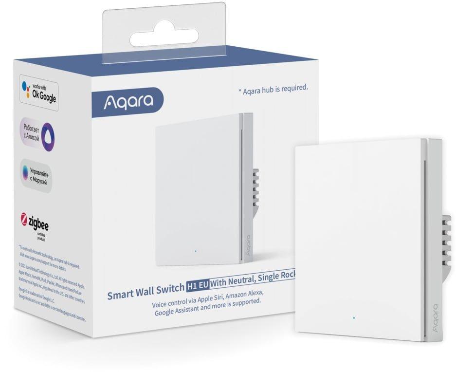 Interruptor de Parede Inteligente AQARA H1 WS-EUK03 (Policarbonato - Branco) — miniatura 3
