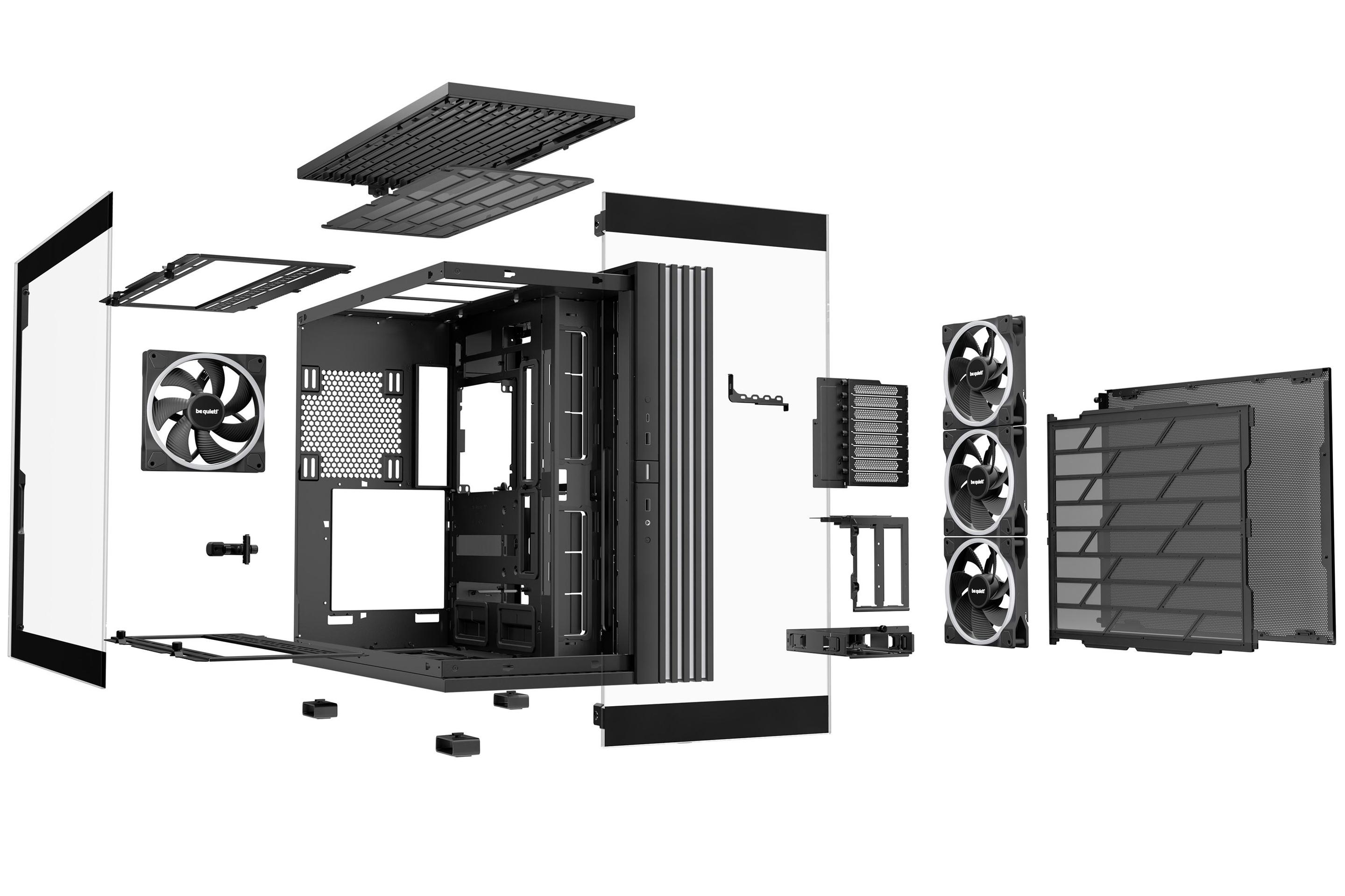 Caixa PC BE QUIET! Light Base 900 FX (Full Tower - 19 cm - 49,5 cm - Preto) — miniatura 5