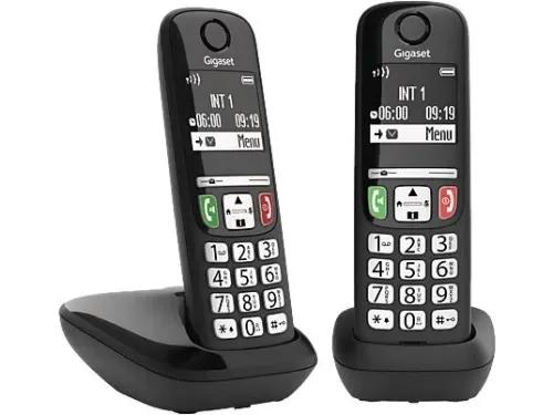 Telefone Sem Fios GIGASET E270 DUO (Preto)