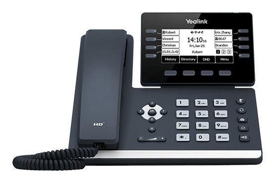 Telefone IP YEALINK SIP-T53 (8 linhas - Ecrã 3,7" - Cinzento)