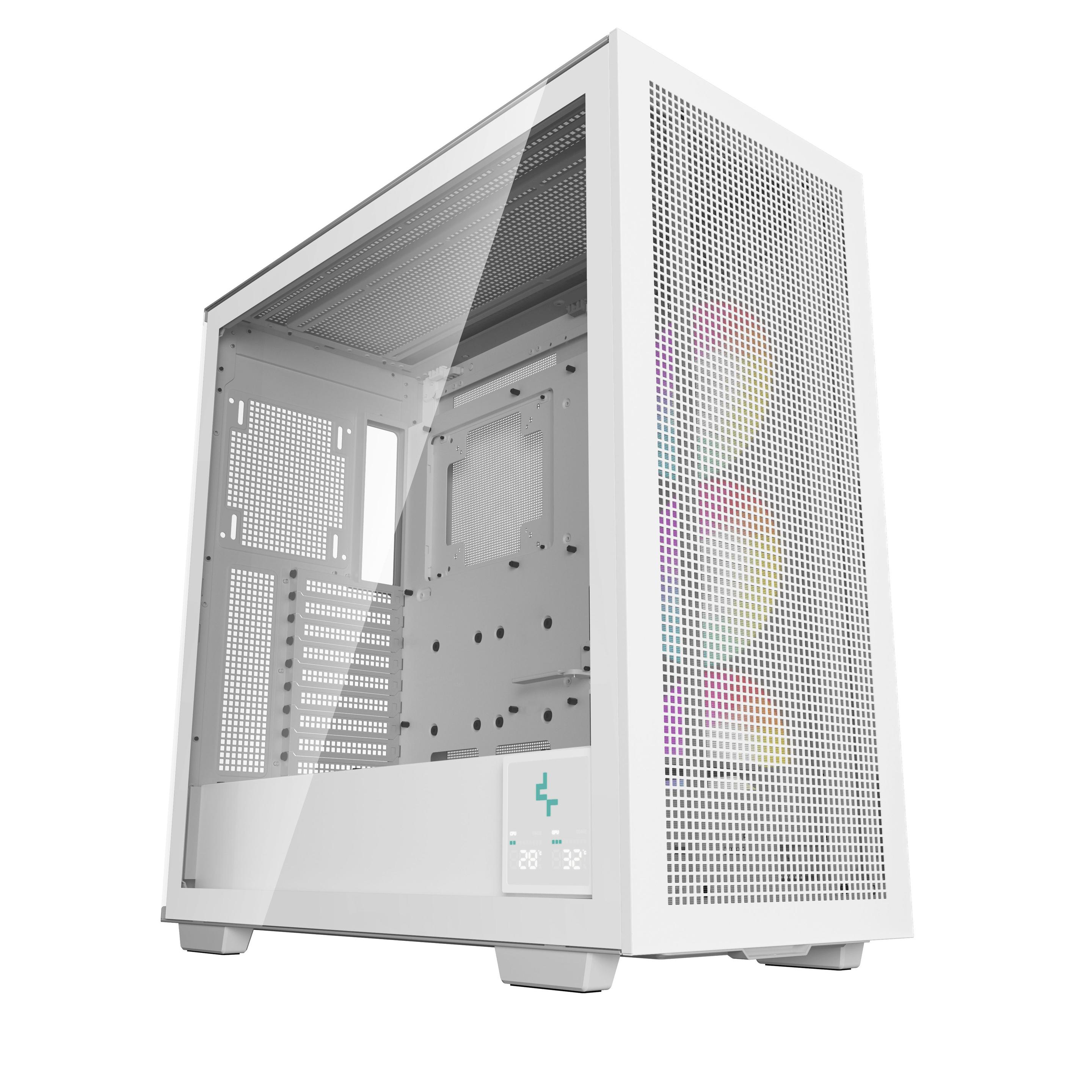 Caixa PC DEEPCOOL Morpheus (ATX, micro ATX, Mini-ATX, EATX - Tower - ABS, SPCC, vidro temperado - Branco)