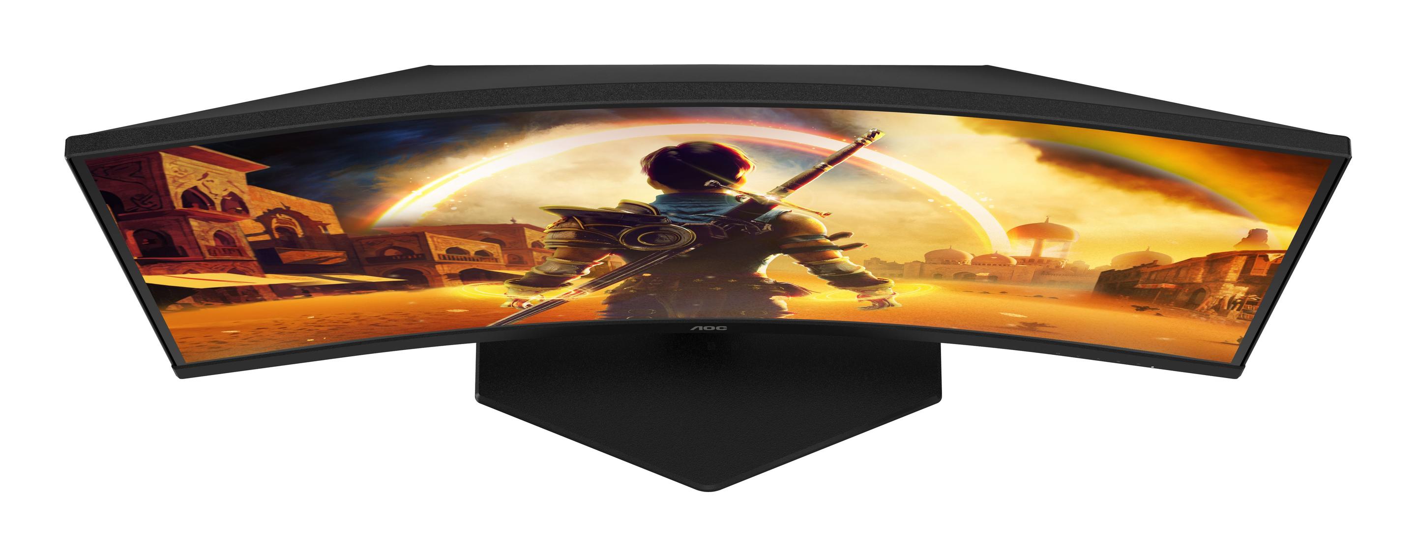 Monitor AOC C27G42E (27" - Fast VA - 180 Hz - Preto e Vermelho) — miniatura 7