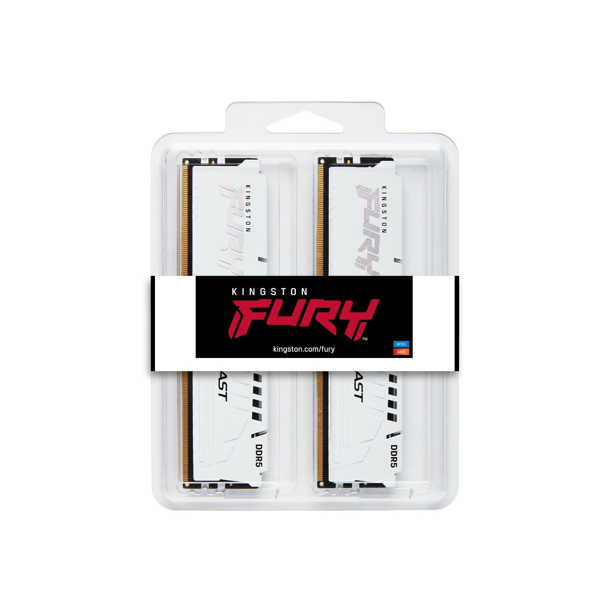 Memória RAM KINGSTON FURY Beast White KF560C36BWE2K2-32 (3000 MHz - 32 GB - DIMM) — miniatura 4