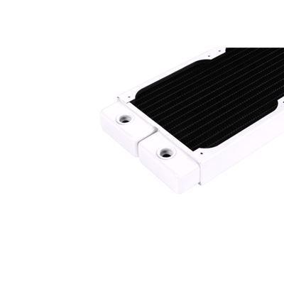 Radiador de Refrigeração Líquida ALPHACOOL HPE-30 Full Copper 360mm (5 Conectores - Branco) — miniatura 2