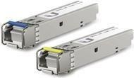 Módulo Transcetor SFP UBIQUITI UACC-OM-SM-1G-S-2 (2 unidades - 1250 Mbit/s - Prateado)