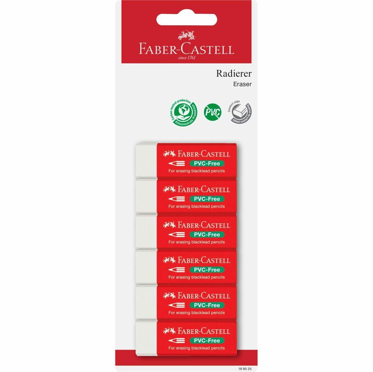 Borracha de Apagar FABER-CASTELL 7095-20 (Sem PVC - Preto)