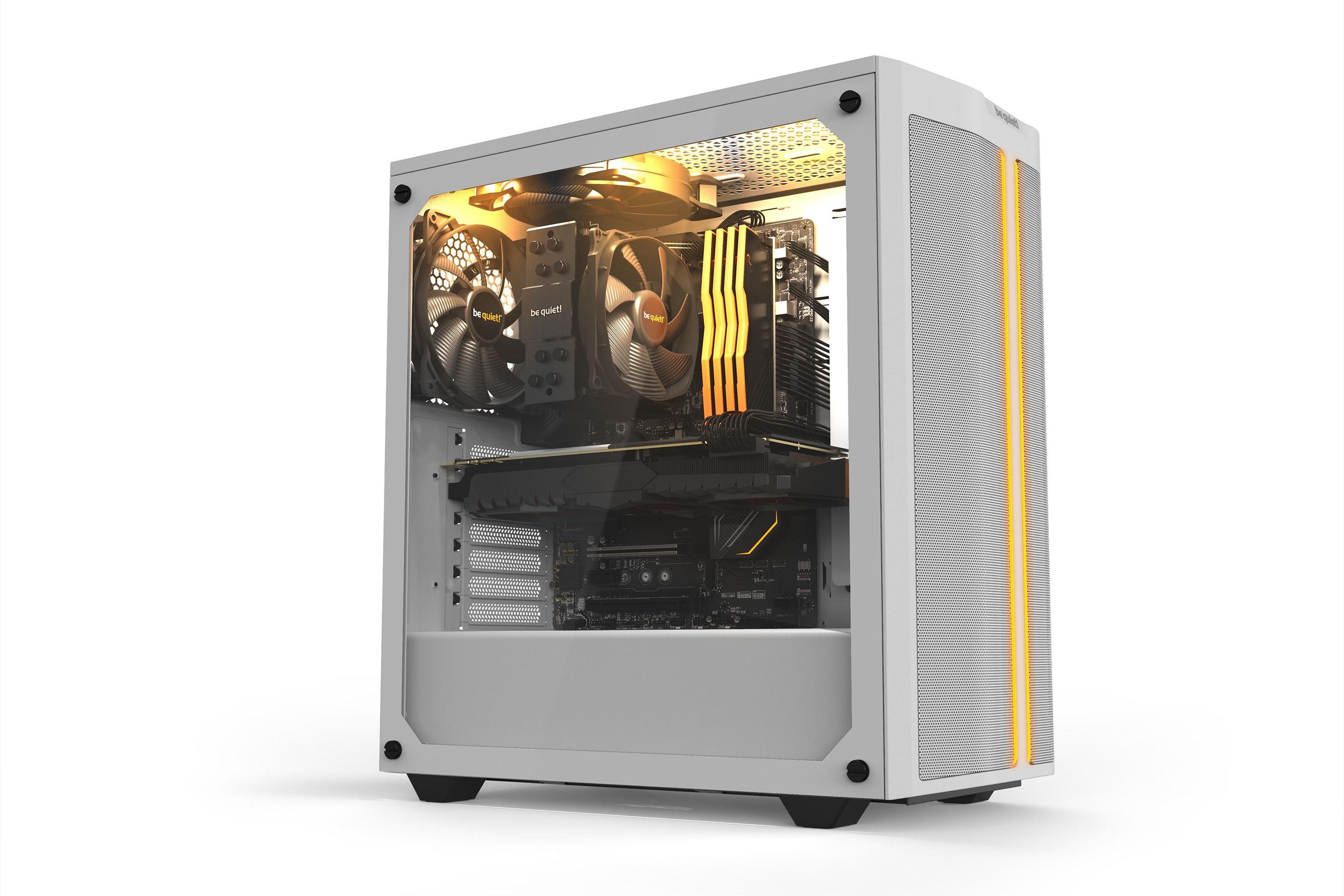 Caixa PC BE QUIET! Pure Base 500DX (ATX, Micro ATX, Mini-ATX - ATX, PS2 - Midi Tower - Branco) — miniatura 7