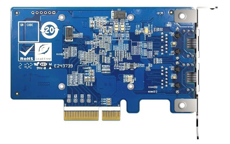 Placa de Rede PCIe QNAP QXG-10G2T-X710 (2 x RJ-45 - Gigabit Ethernet - PCI Express), miniatura 2