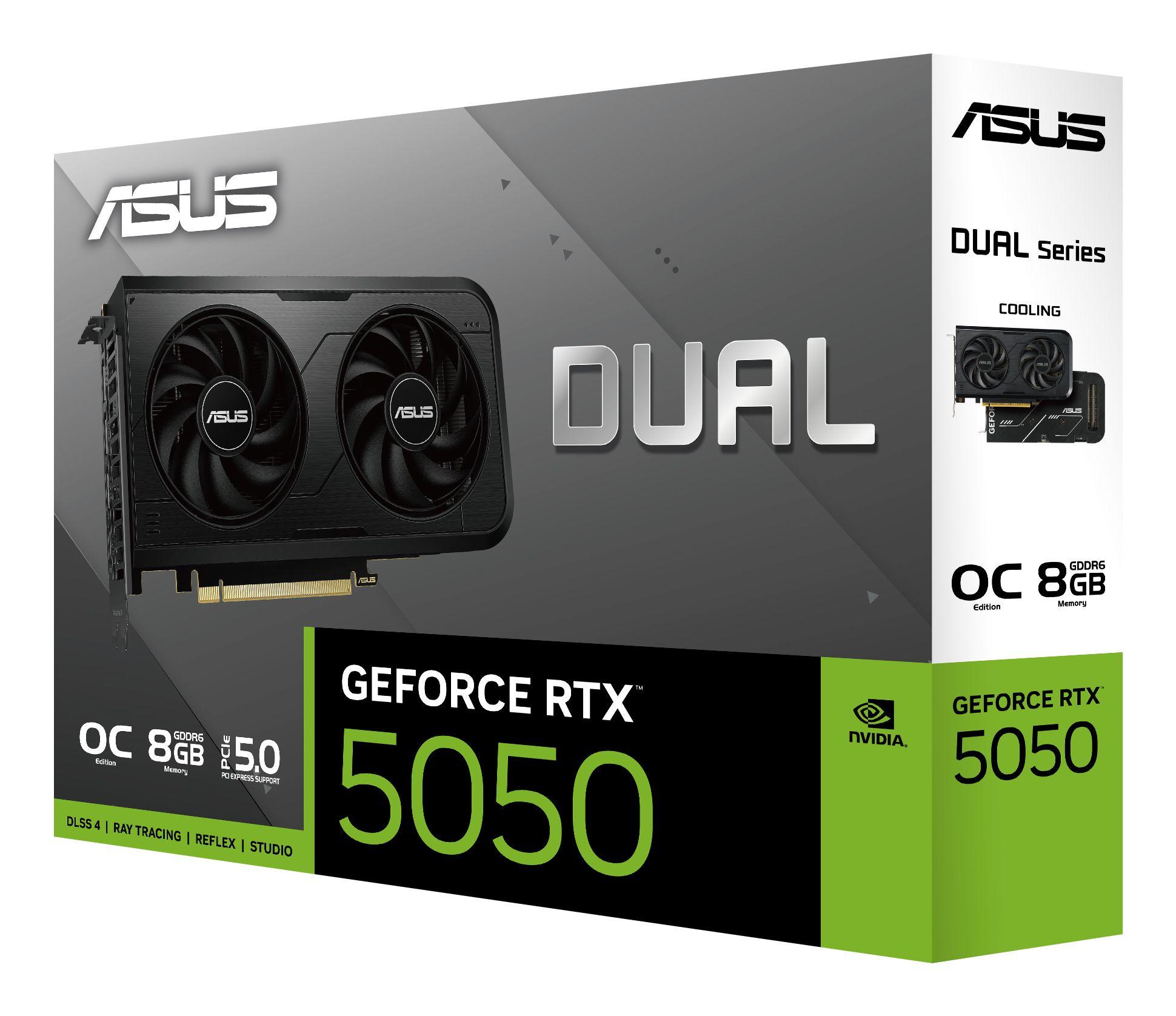 Placa Gráfica ASUS Dual RTX 5050 O8G (GeForce RTX 5050 - 20 Gbit/s - 8 GB - Preto) — miniatura 13