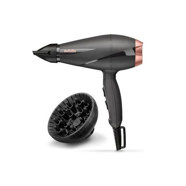 Secador de Cabelo Profissional BABYLISS 6709DE (Preto e Rosa Dourado) — miniatura 2