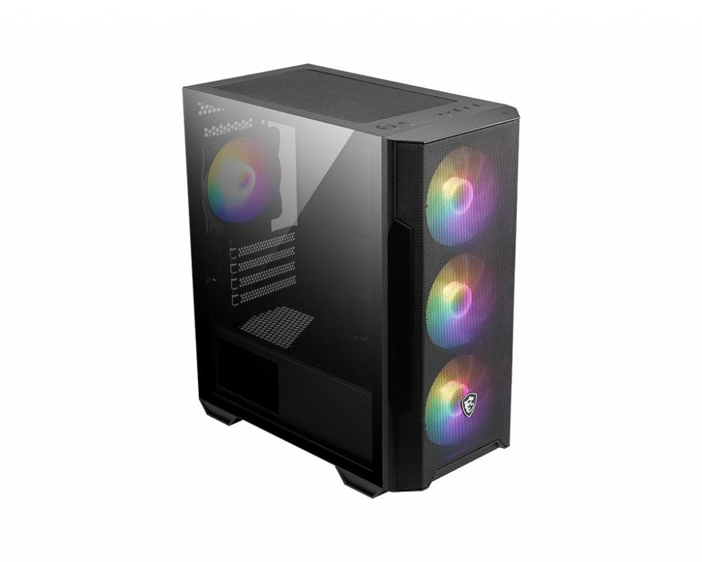 Caixa PC Gaming MSI MAG Forge M100R (micro ATX, Mini-ITX - Micro Tower - Micro-ATX, Mini-ITX - Preto e Transparente) — miniatura 2