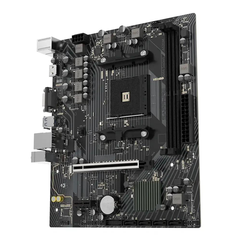 Motherboard SAPPHIRE A520M-E (AM4 - Micro ATX - Duplo canal - Preto), miniatura 3