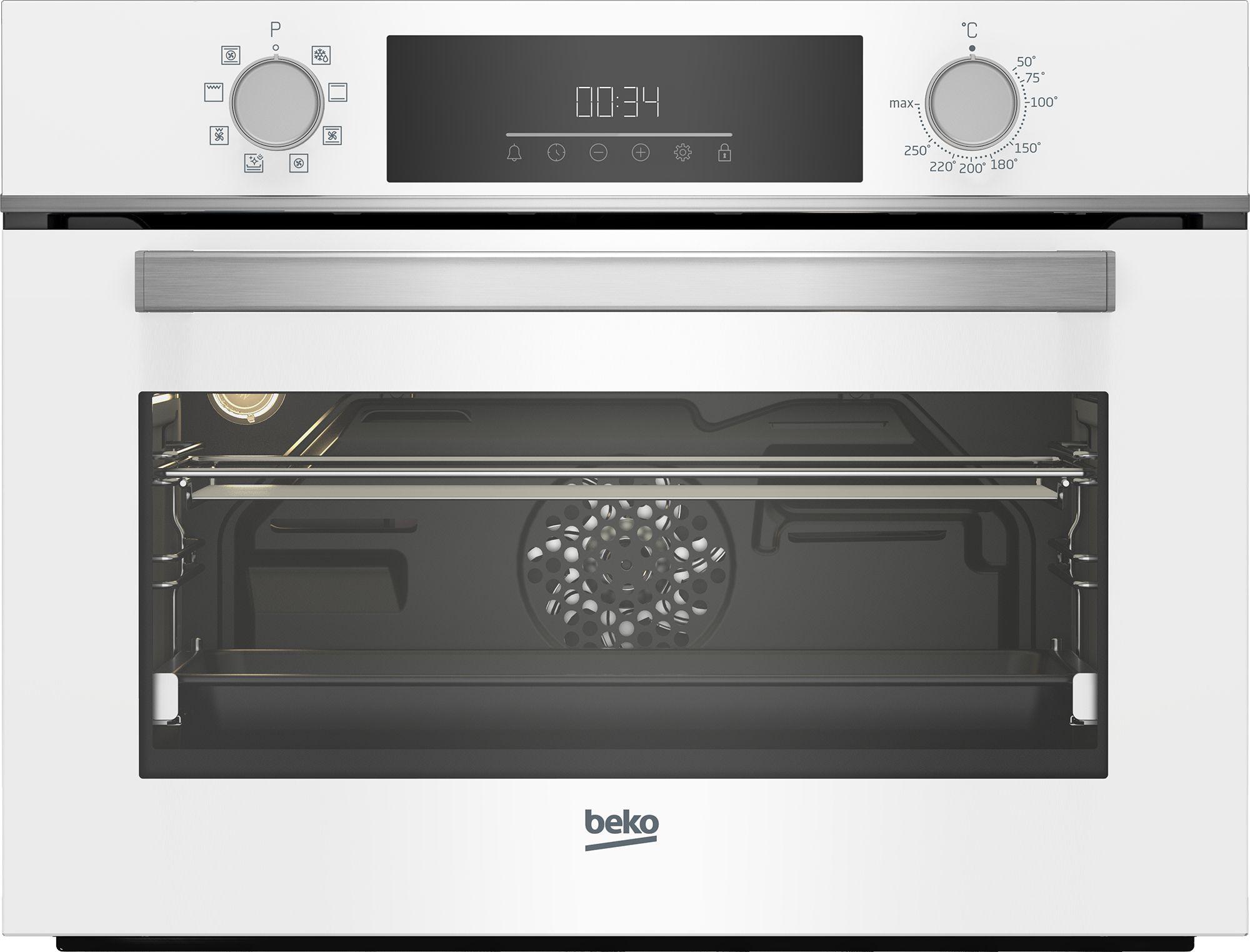 Forno Encastre BEKO BBCM18300W (Forno elétrico - 48 l - SteamShine - Branco)