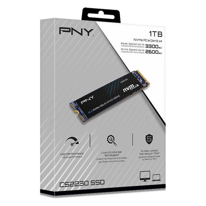 SSD PNY CS2230 M.2 NVMe (1 TB - M.2 2280 - PCIe 3.0 NVMe) — miniatura 3