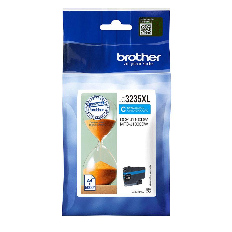 Tinteiro BROTHER LC3235XLC (5000 páginas - Ciano)