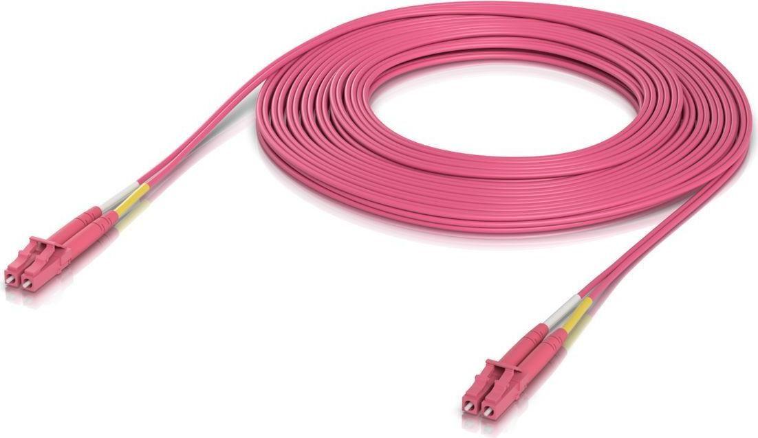 Cabo de Fibra Ótica UBIQUITI UACC-OFC-M2-LULU-10M (OM4 Duplex LC UPC - 10 m - Rosa)