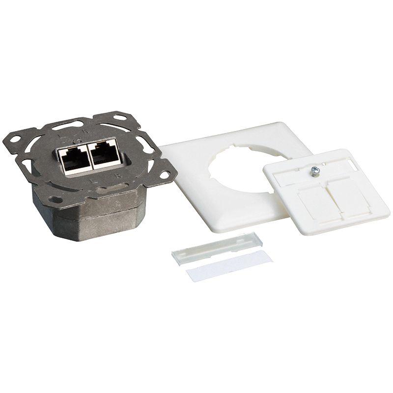Tomada de Rede LOGILINK NP0123 (Branco)
