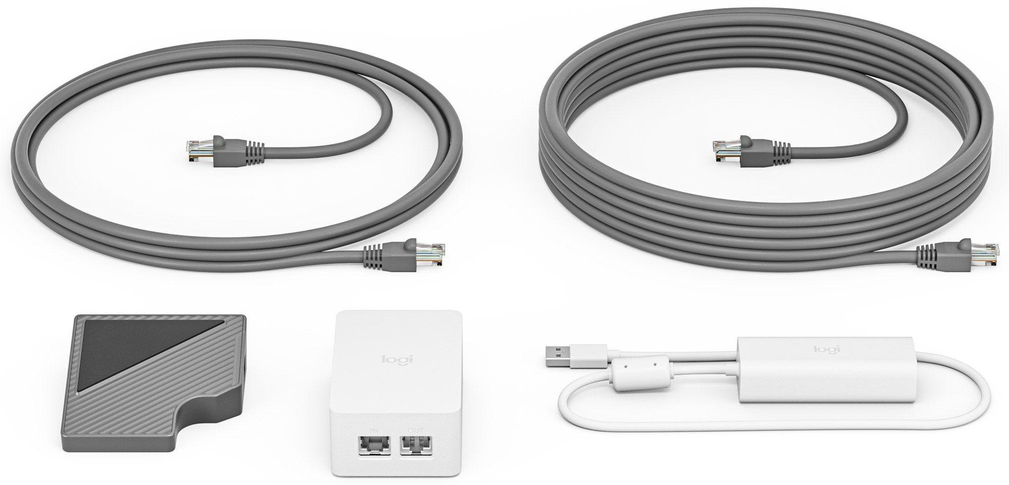 Kit de Acessórios para Videoconferência LOGITECH Cat5e Kit (Branco), imagem 1