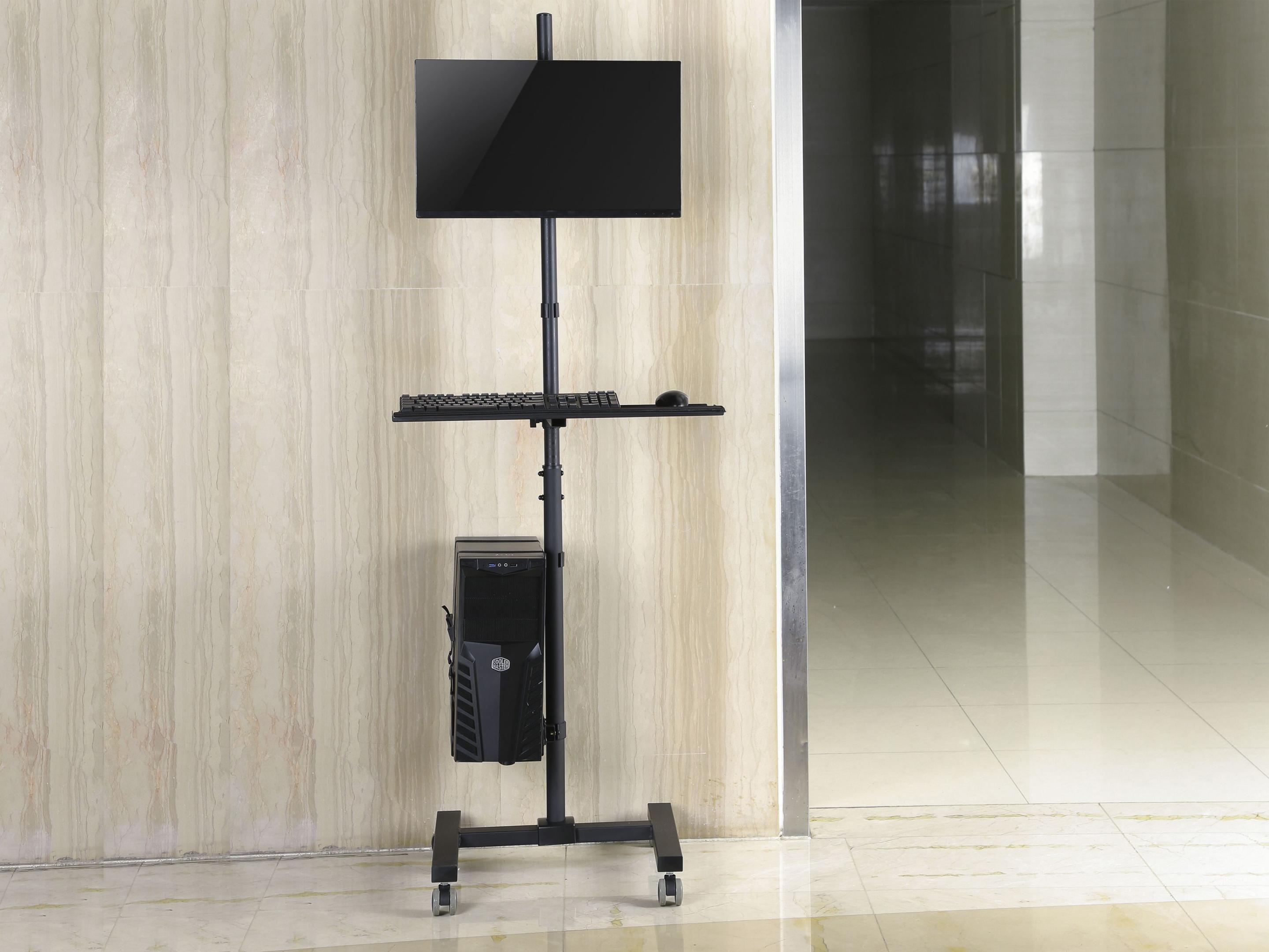 Suporte de Chão com Rodas EQUIP 650171 (Até 100 x 100 mm - 81,3 cm - 8 kg - Preto), miniatura 12