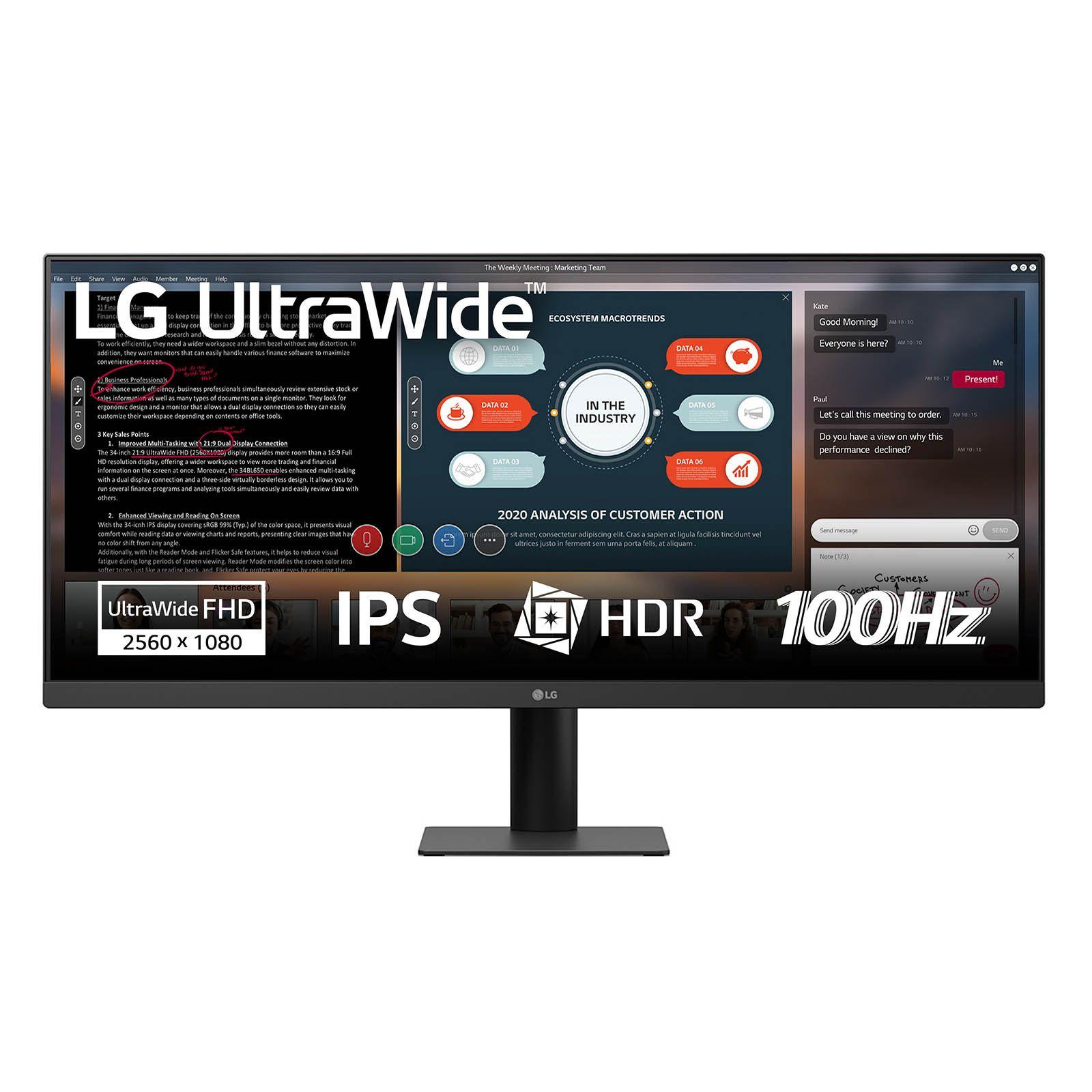 Monitor LG 29U511A-B (29" - IPS - 100 Hz - Preto)