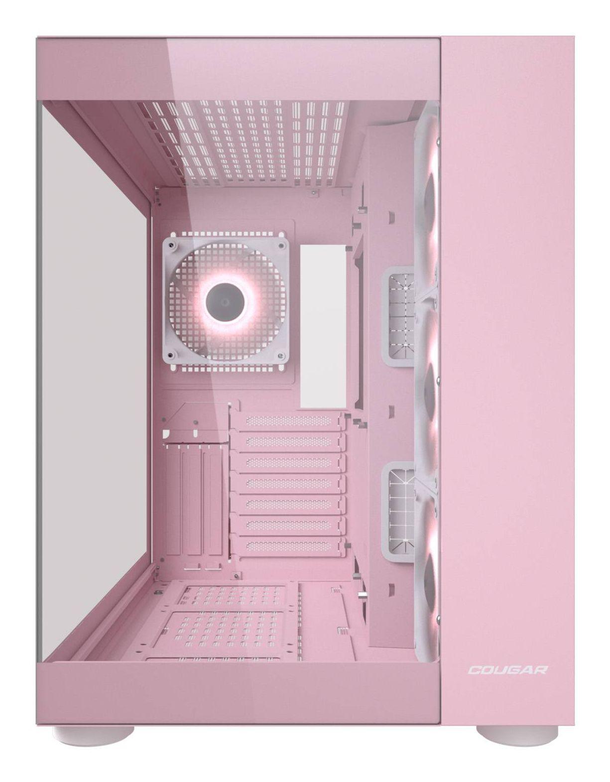 Caixa PC COUGAR FV150 (ATX, Micro ATX, Mini-ITX - Midi Tower - RGB multicolorida - Rosa) — miniatura 3