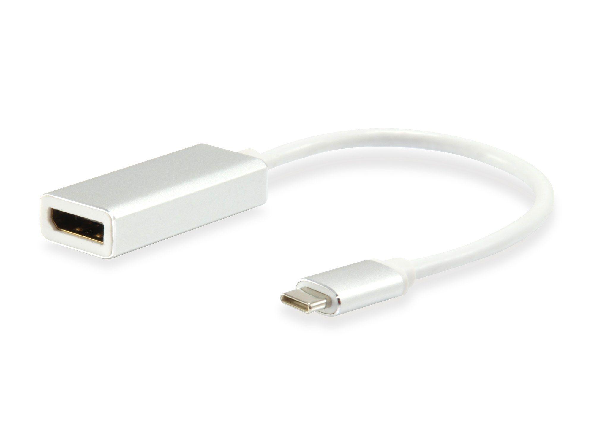 Adaptador USB-C para DisplayPort EQUIP 133458 (15 cm - DisplayPort - USB Type C - Branco)