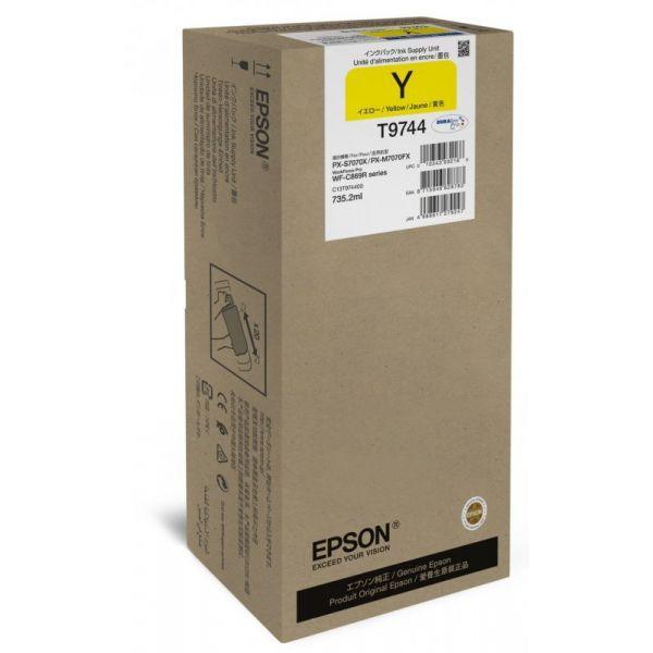 Tinteiro EPSON T9744 (84 000 páginas - Amarelo)