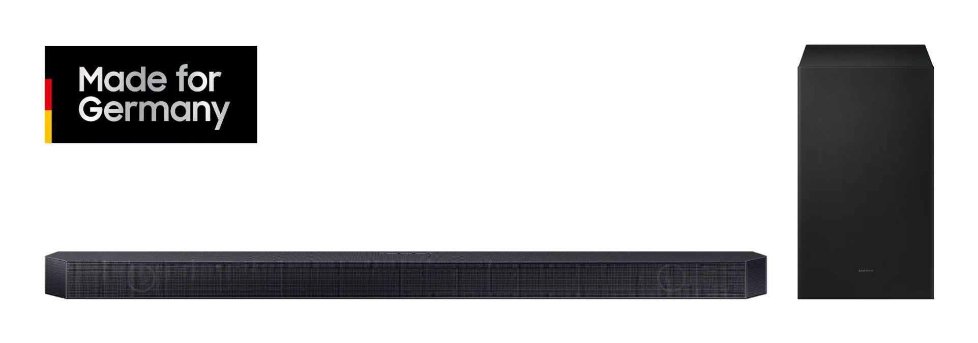 Barra de Som SAMSUNG HW-Q610GH/ZG (Com fios e sem fios - Preto/Titânio)