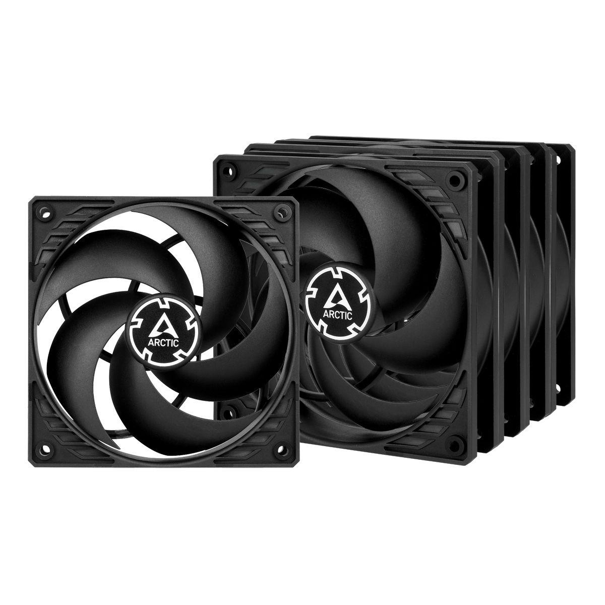 Pack de 5 Ventoinhas para Caixa ARCTIC P12 (Não suportado - Preto)