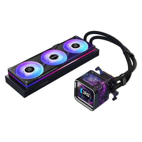 Refrigerador Líquido AIO ASROCK Phantom Gaming 360 LCD (Âmbar, Azul, Verde, Vermelho - Preto), miniatura 5