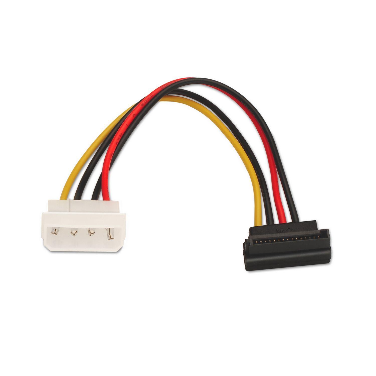 Cabo de Alimentação Interna AISENS A131-0160 (0,16 m - Molex - SATA 15-pin - Preto), miniatura 2