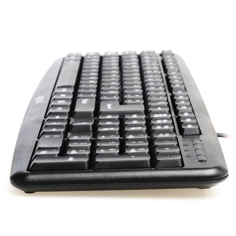 Teclado IGGUAL CK-BASIC-105T (Espanhol - Tamanho completo - USB - Preto) — miniatura 6