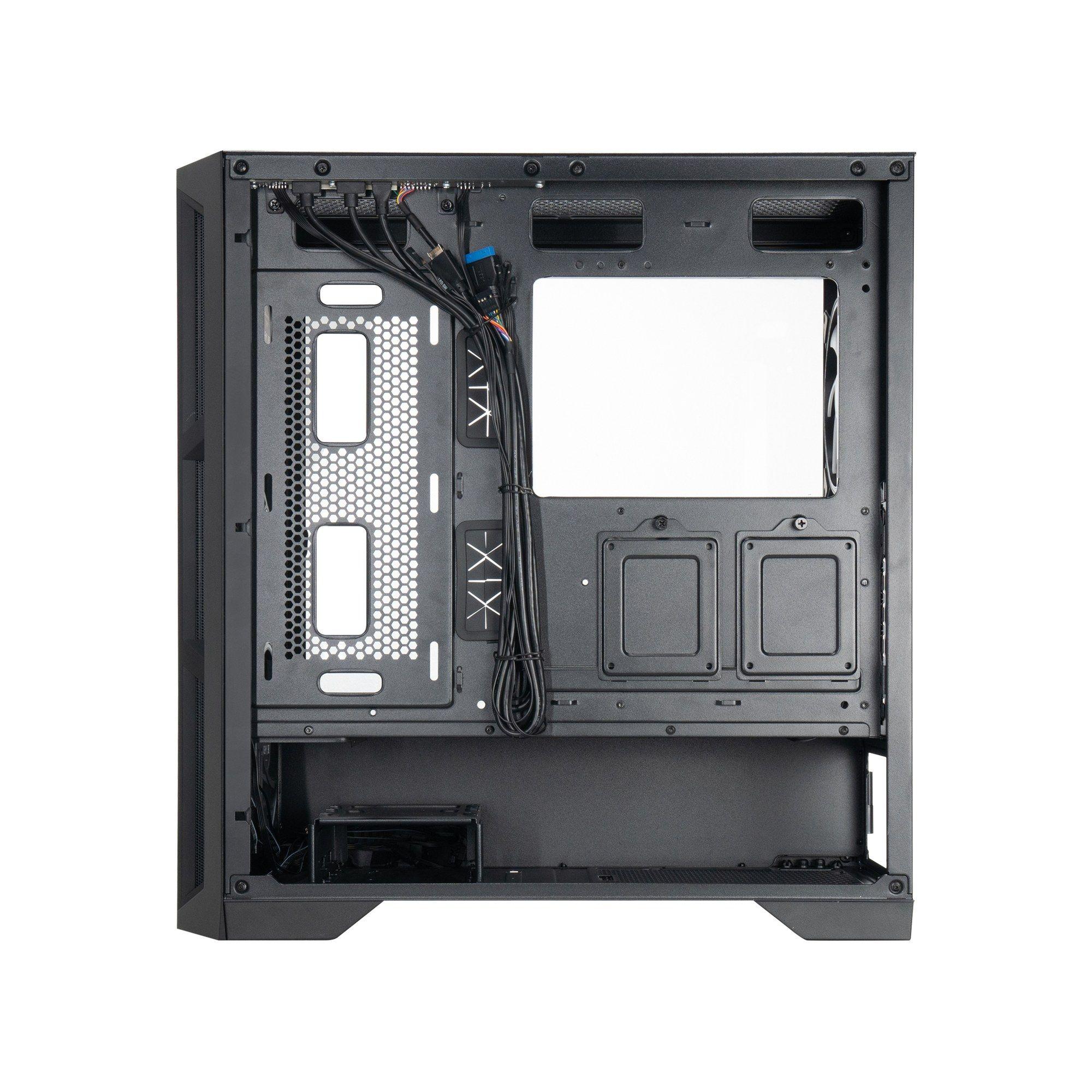 Caixa de Computador CHIEFTEC APEX LUMO GA-01B-L-OP (Midi Tower - Vidro temperado - 175 mm - Preto) — miniatura 5