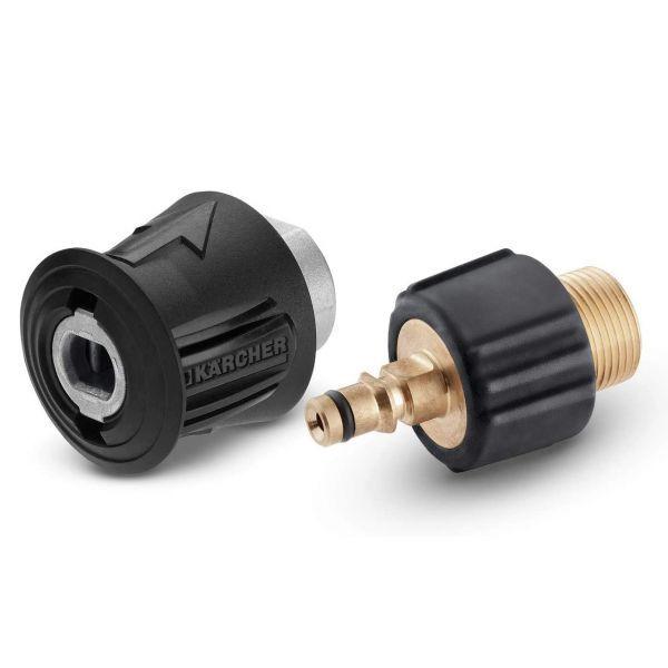 Kit Adaptador para Extensão de Mangueira KÄRCHER 2.643-037.0 (Ligação rápida - Preto e latão)