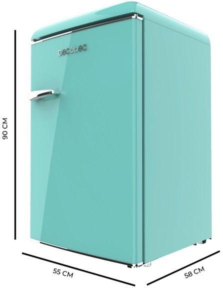 Frigorífico Mini Independente com Congelador CECOTEC Bolero CoolMarket TT Origin 110 (90x55x58 cm - 55 cm - 90 cm - Verde), miniatura 3