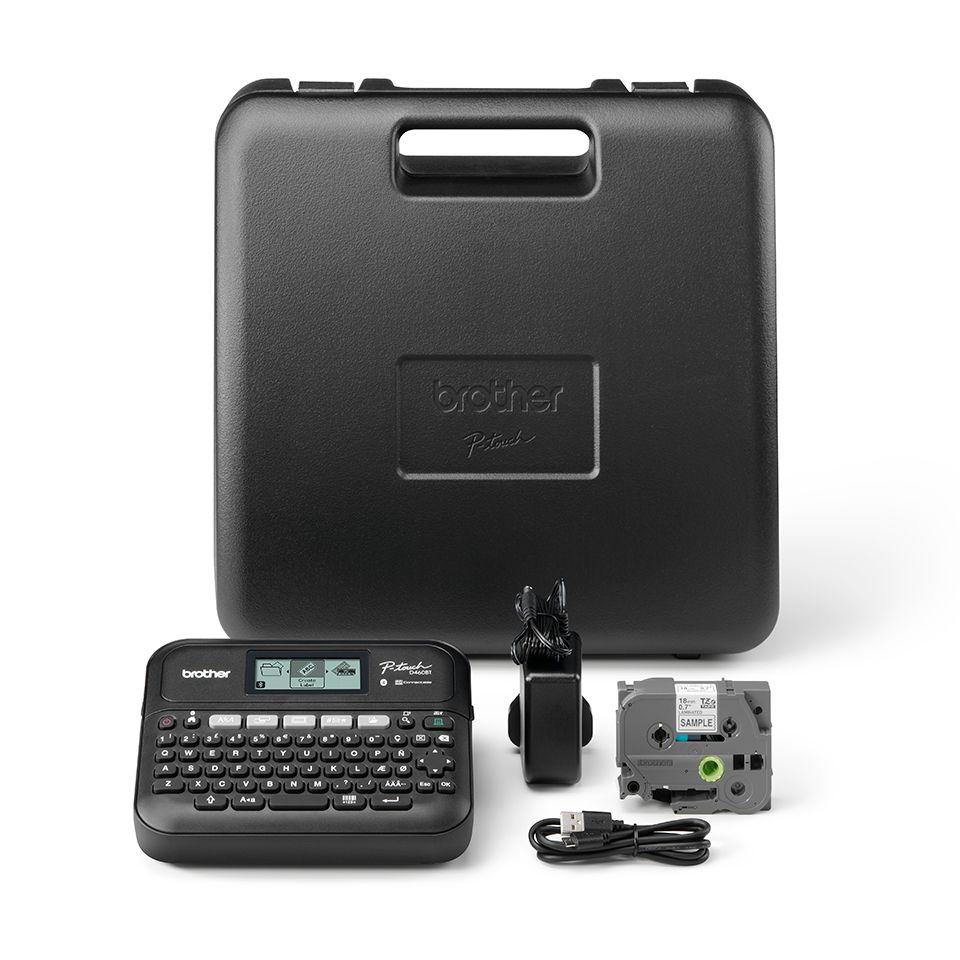 Rotuladora Eletrónica BROTHER PT-D460BTVP (Com fios e sem fios - Android, iOS - Preto), miniatura 4