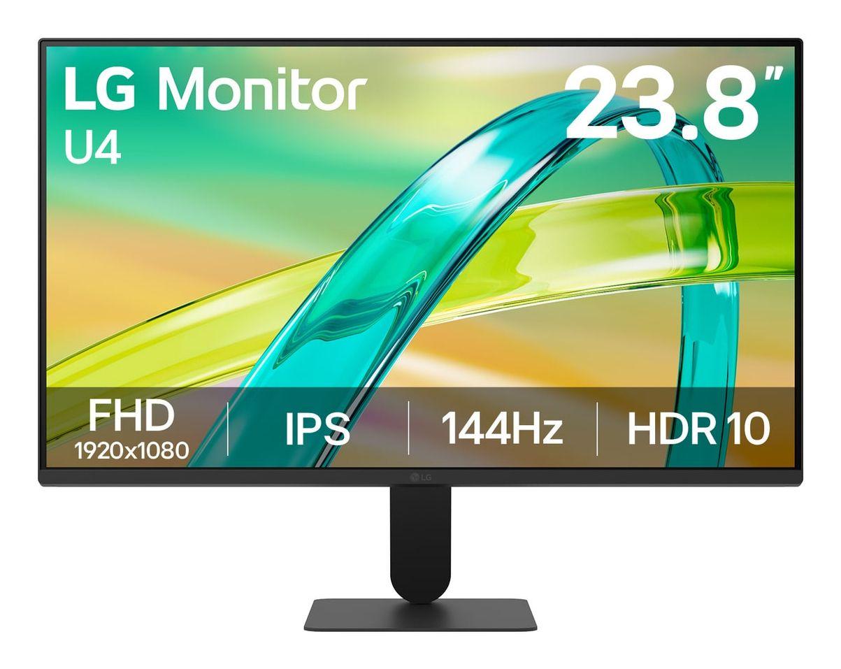 Monitor LG 24U411B-B (23,8" - IPS - 144 Hz - Preto)