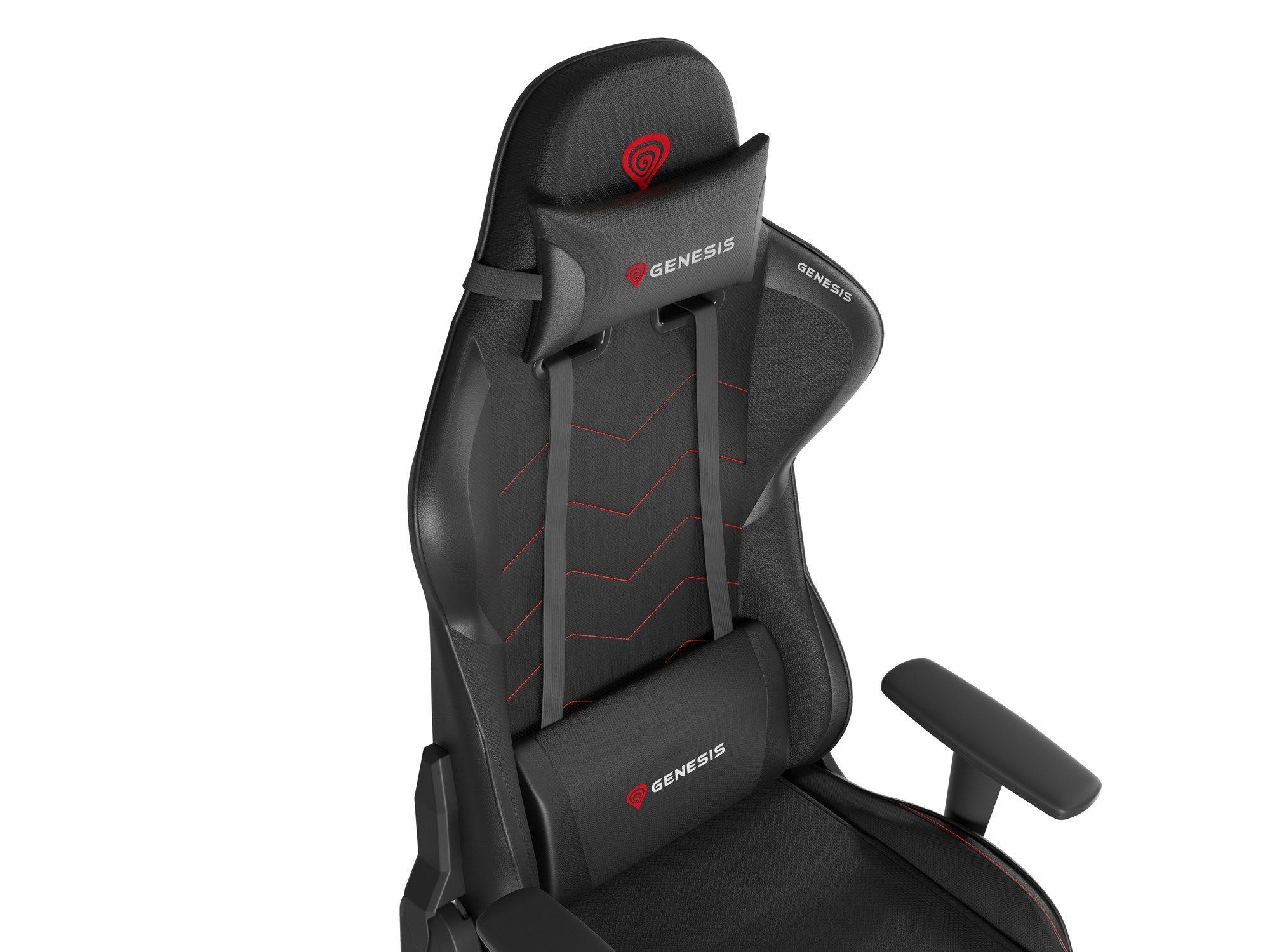 Cadeira Gaming GENESIS Nitro 550 G2 (150 kg - 7 cm - Tecido, Imitação de pele - Preto) — miniatura 13