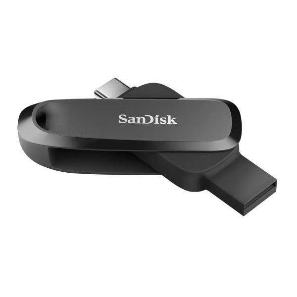 Pen USB SANDISK SDDDC6-032G-G46 (USB-C e USB-A - USB 3.2 Gen 1 - Rotativo - Preto), miniatura 3