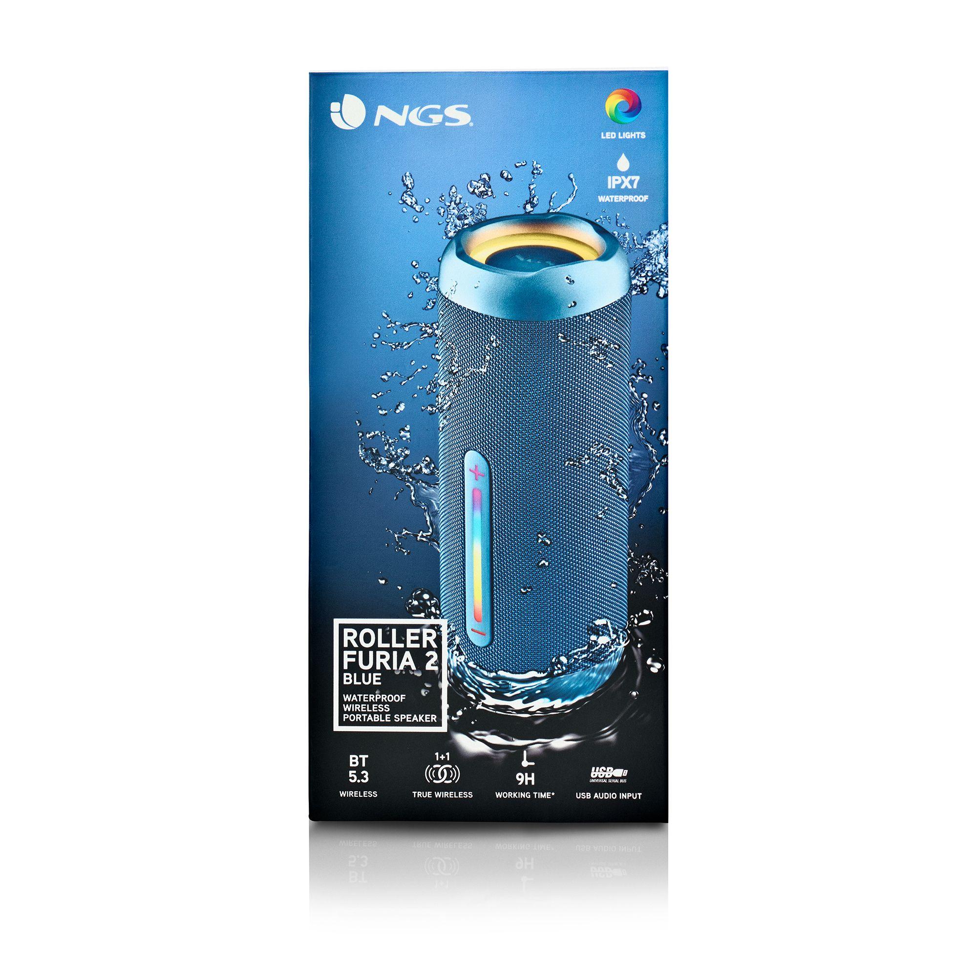 Coluna Portátil NGS Roller Furia 2 (15 W - Sem fios - Azul), miniatura 5