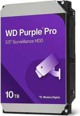 Disco Rígido HDD WESTERN DIGITAL Purple Pro WD102PURP (10 TB - SATA 6.0Gb/s - 7200 RPM)