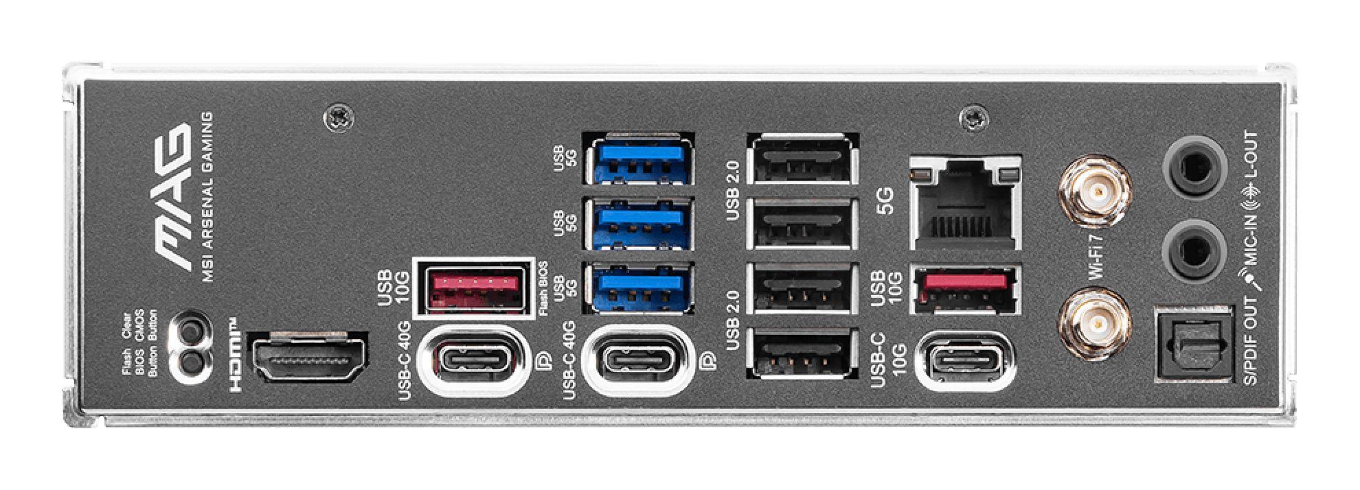 Motherboard MSI MAG X870E TOMAHAWK WIFI (AM5 - ATX - Duplo canal - Preto) — miniatura 5