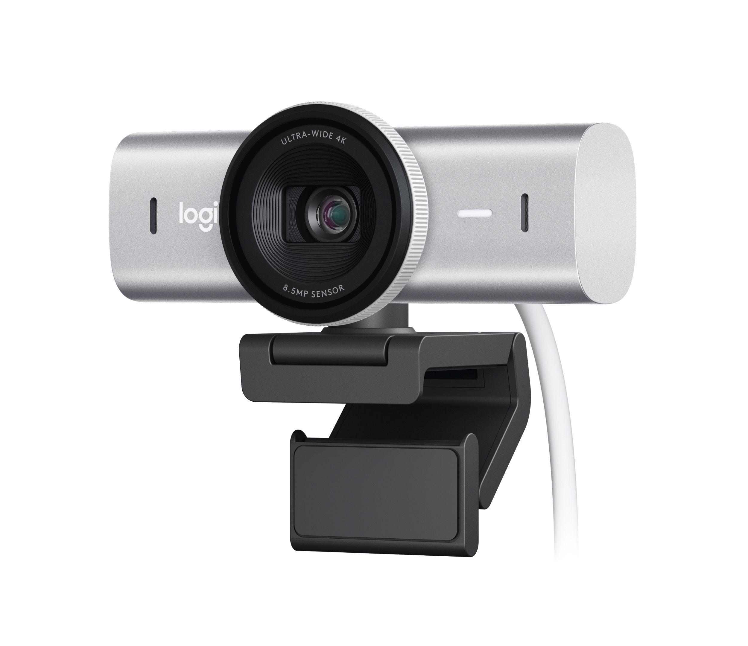 Câmara Web LOGITECH MX Brio (4K Ultra HD - 30 fps - 3840 x 2160 pixels - Cinzento)