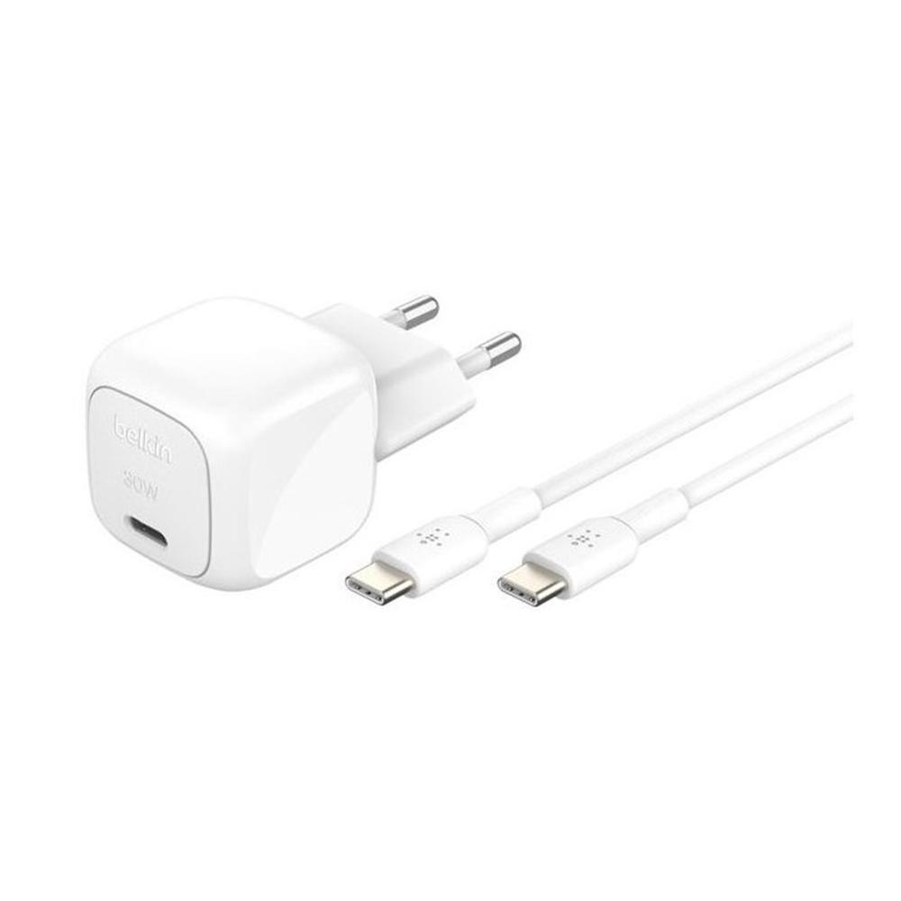 Carregador de Parede BELKIN WCA008KQ1MWH-B6 (30 W - Branco)