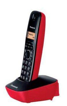 Telefone sem Fios PANASONIC KX-TG1611SPR (15 h em conversação - Preto e Vermelho), miniatura 2