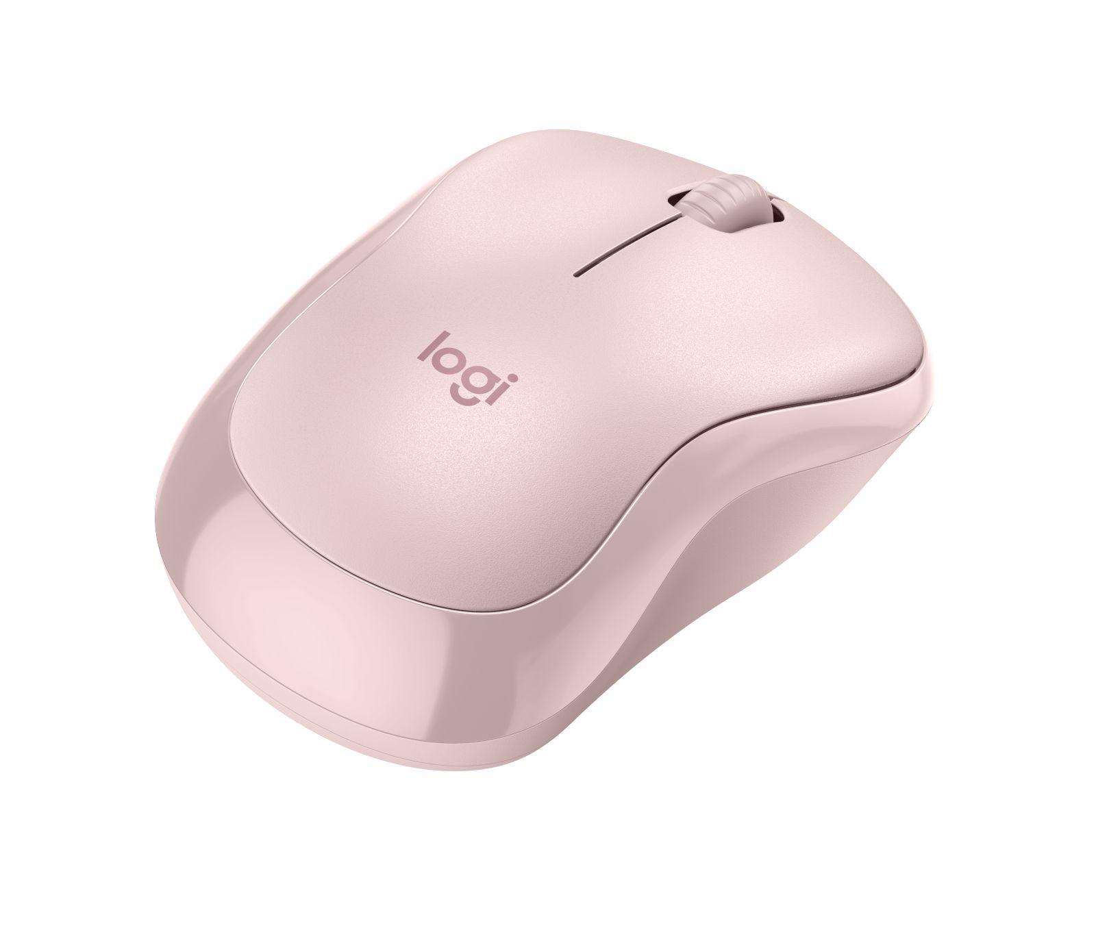 Rato LOGITECH M240 Silent (Ambidestro - 4000 DPI - Óptico - Rosa)