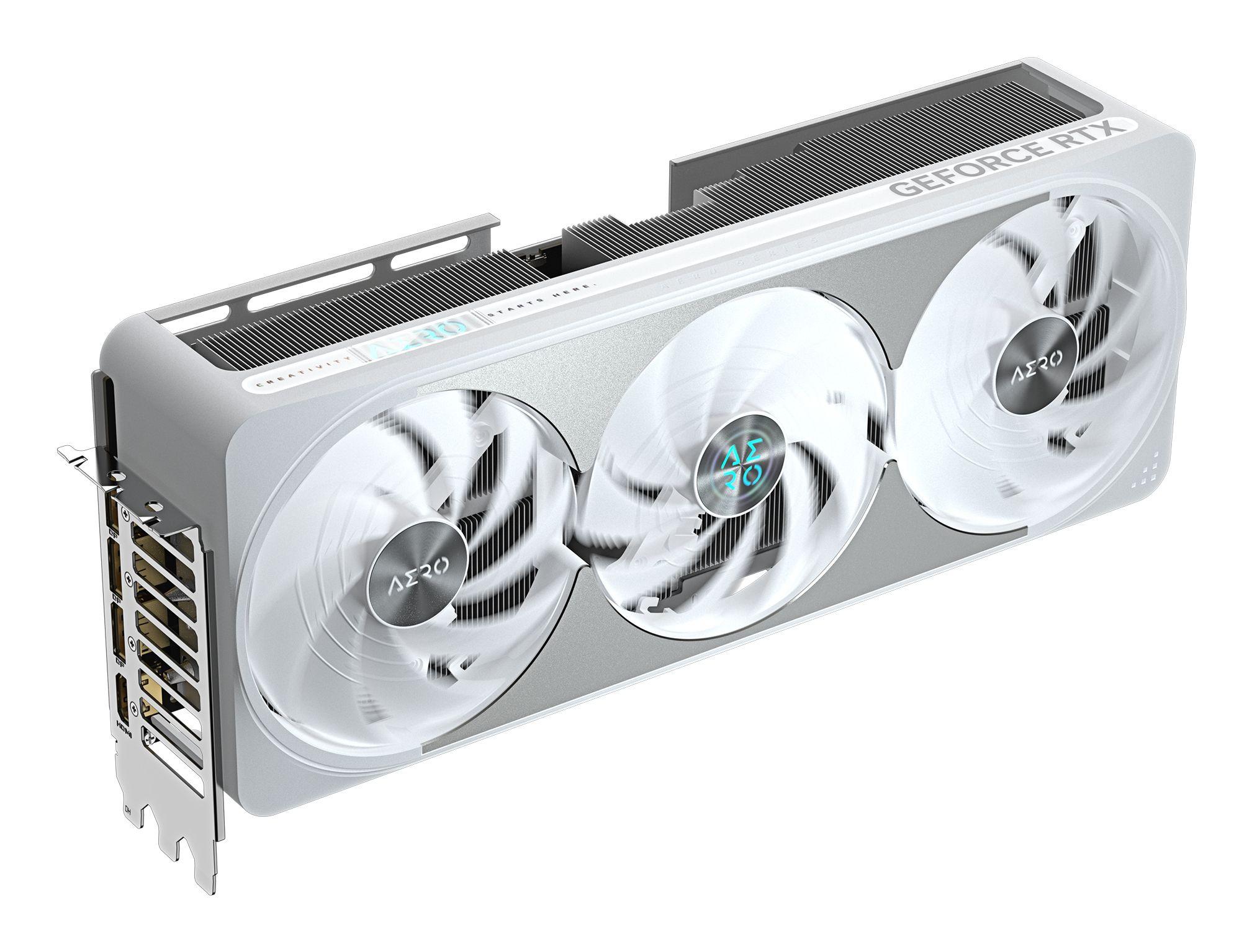 Placa Gráfica GIGABYTE GeForce RTX 5070 Ti AERO OC 16G (GeForce RTX 5070 Ti - 30000 MHz - 16 GB - Branco) — miniatura 5