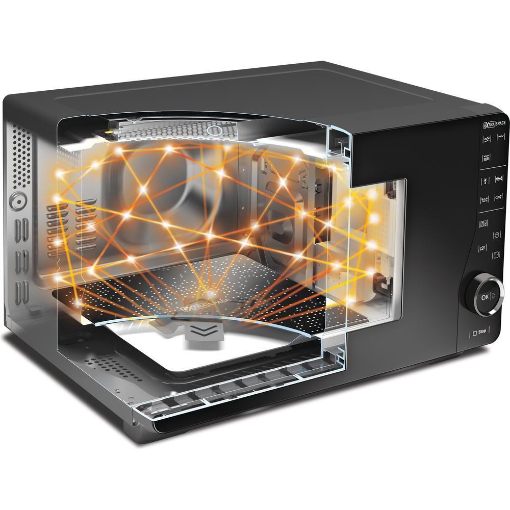 Micro-ondas Combinado WHIRLPOOL MWF421BL (800 W - 1000 W - 25 l - Preto) — miniatura 3