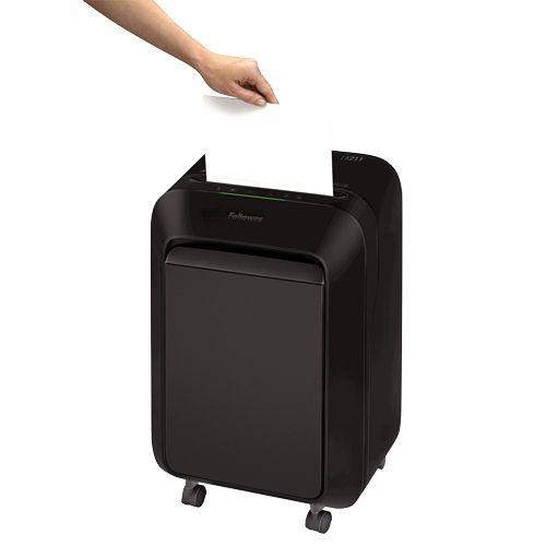 Destruidora de Papel FELLOWES LX211 (Microcorte 2 x 12 mm - 15 Folhas - Preto) — miniatura 5