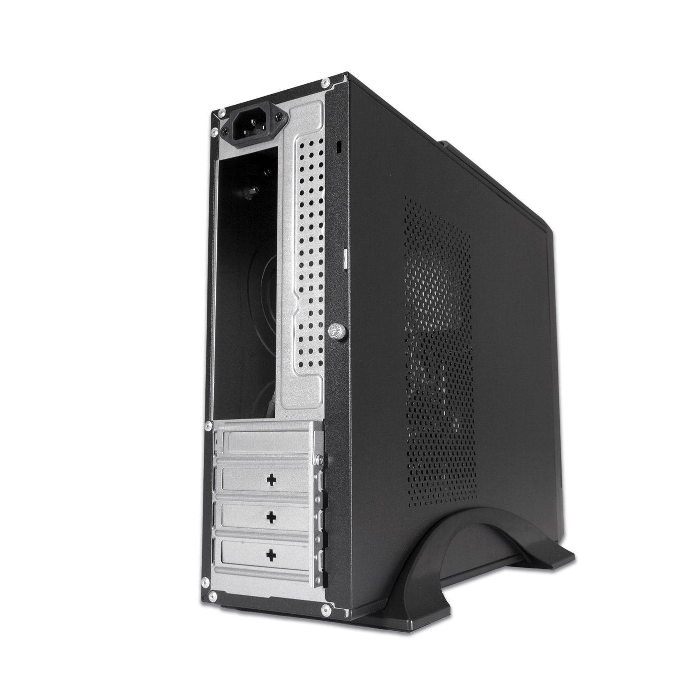 Caixa PC Slim COOLBOX T310 (Micro ATX, Mini-ITX - Micro Tower Slim - SGCC - Preto) — miniatura 6
